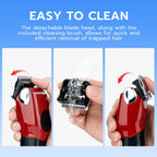 Mcbazel professional cat and dog hair clippers close up on speed control buttons