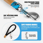 Lynxking training lead stainless steel 360 degree swivel snap hook close up