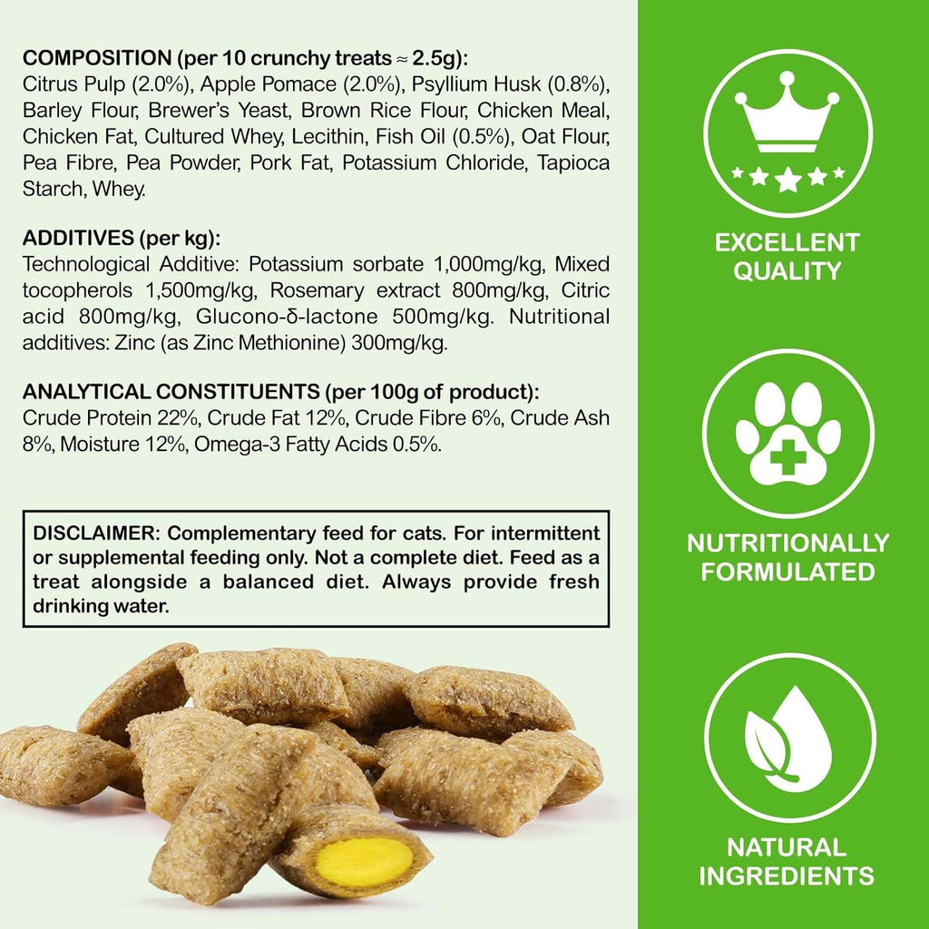 Premium cat hairball remedy supplement for digestive health