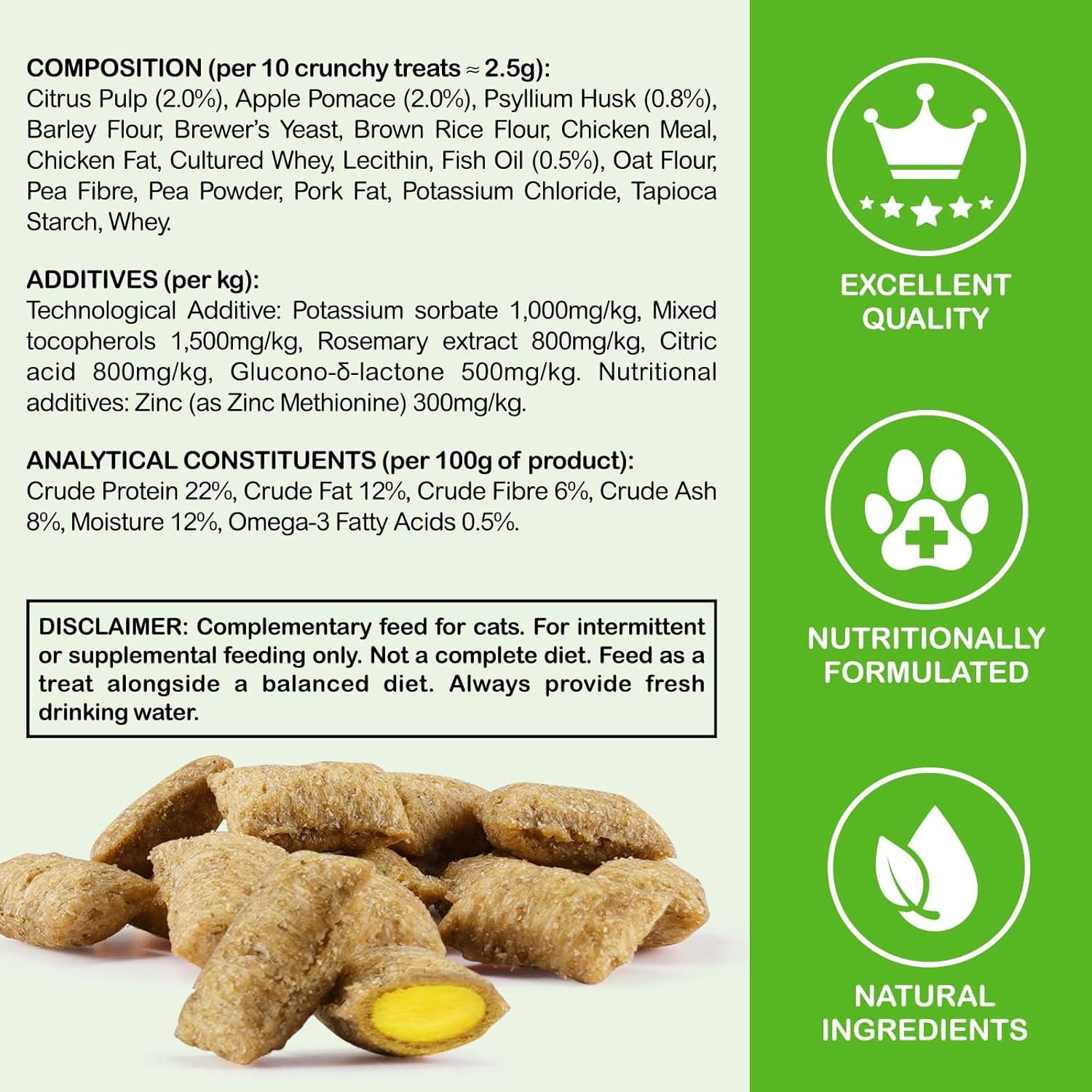 Premium cat hairball remedy supplement for digestive health