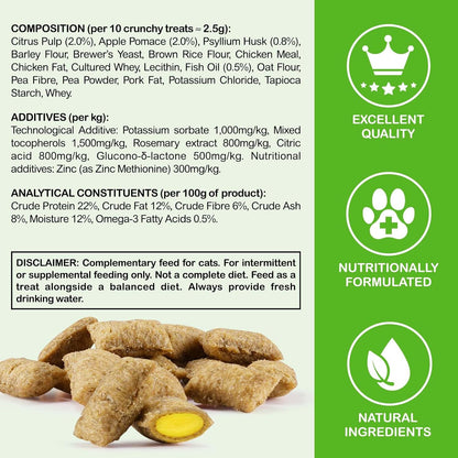 Premium cat hairball remedy supplement for digestive health