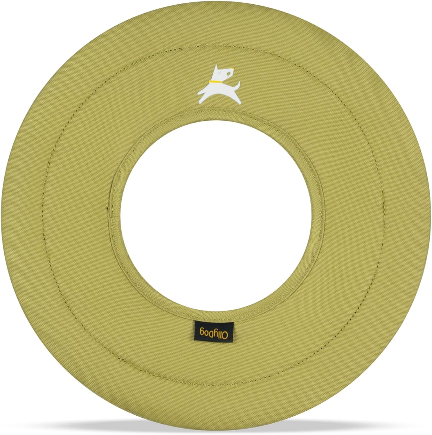 Packaging of OllyDog Super Flyer dog toy
