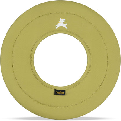Packaging of OllyDog Super Flyer dog toy