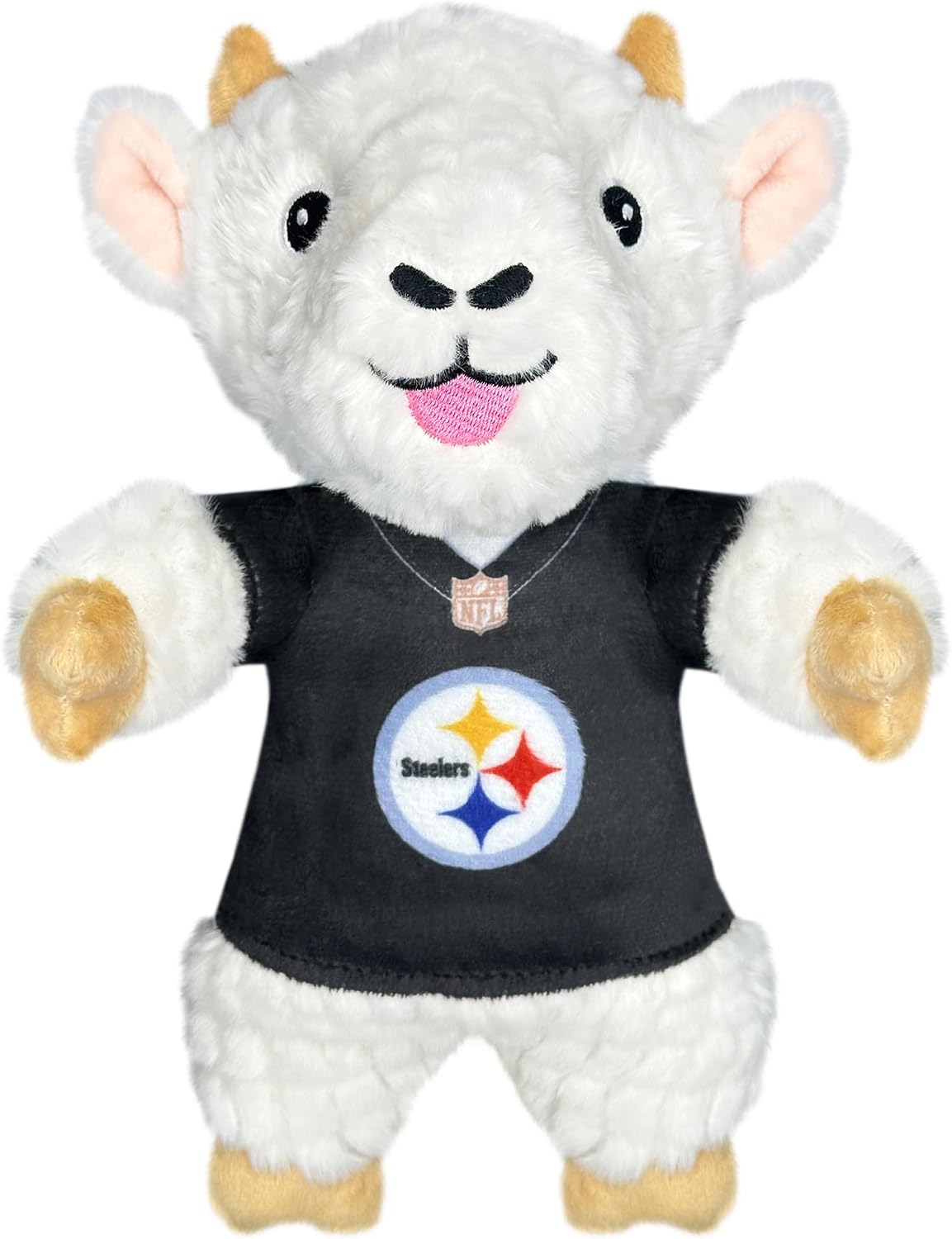 Pets First NFL Detroit Lions Goat Plush Toy for Dogs and Cats with Squeaker, Wearing a Team Jersey! Fun & Sporty Goat Shaped Dog Chew Toy, Interactive Pet Toy - Image 9
