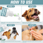 PetSilver non irritating pet eye wash for seasonal allergy and redness relief