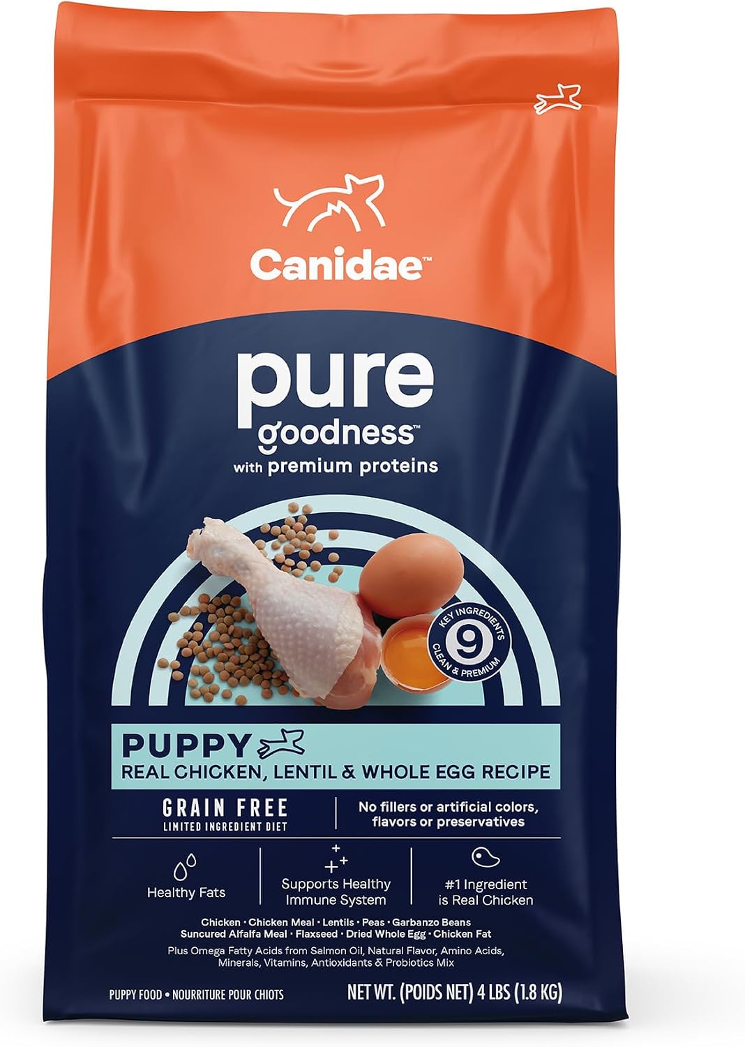 Canidae Pure Farm to Bowl Dry Puppy Dog Food - Balanced Nutrition - Limited Ingredient Formula - Grain, Wheat & Soy-Free - Puppy-Friendly - 4 lb - Wild-Caught Salmon & Oatmeal Recipe - Image 14