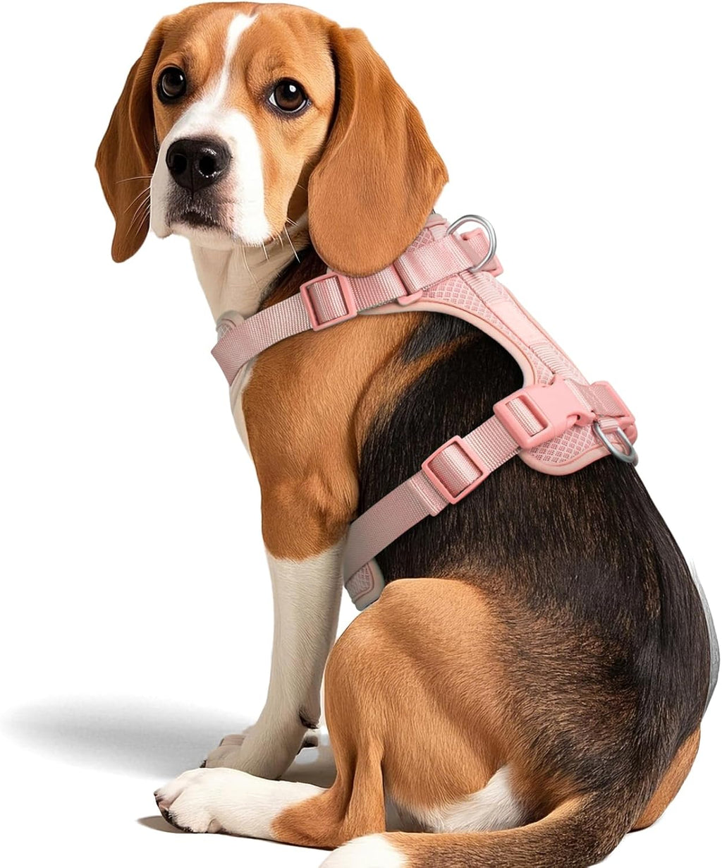 Wisedog Dog Harness Medium Sized, Pet Vest with Front Clip, Adjustable Puppy Harness with 3 Fast Release Buckles[Easy to Put on & Take Off] (Pink, XS) - Image 13