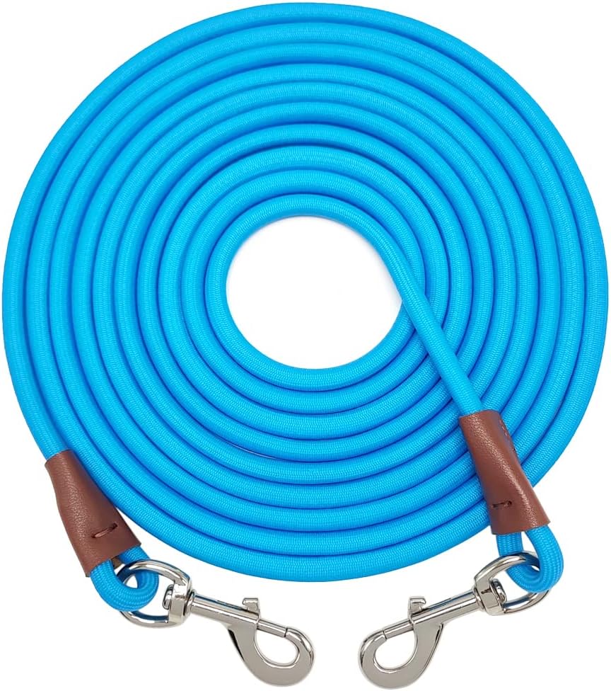 Tie Out Rope Dog Leash, Long Tether 8-10-13-15-20-25-30-35-40-50-65 FT Nylon Check Cord for Medium Large Dogs Indoor/Outdoor Camping Backyard (3/8" x 10ft) - Image 14
