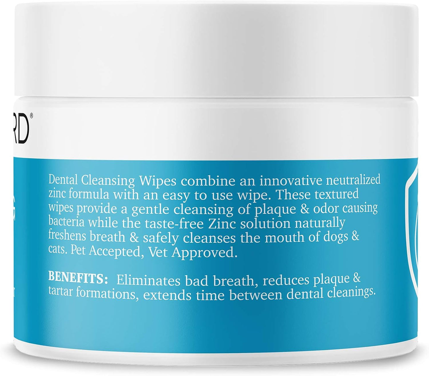 Maxi-Guard pet dental wipes packaging showing 100 count