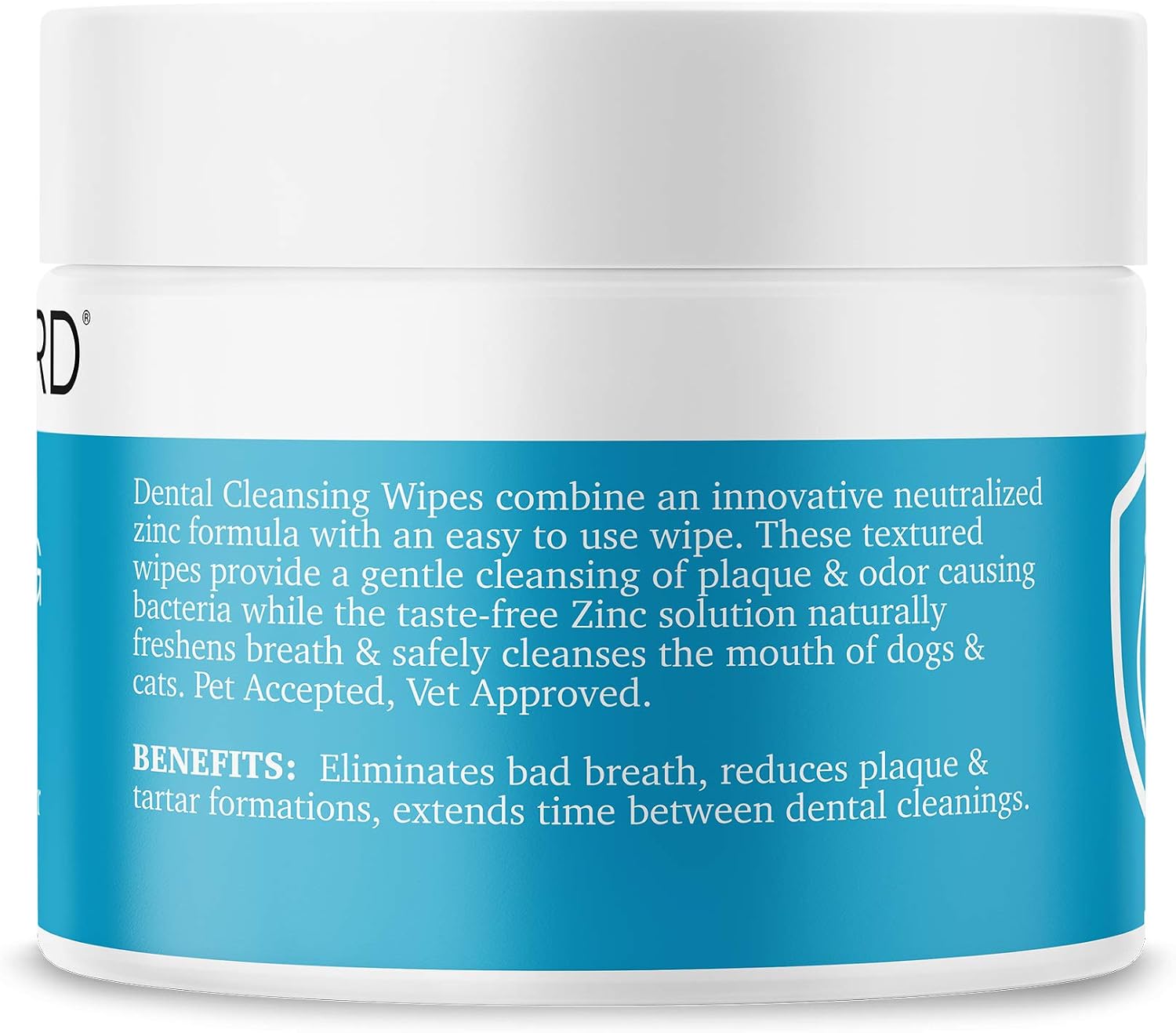 Maxi-Guard pet dental wipes packaging showing 100 count