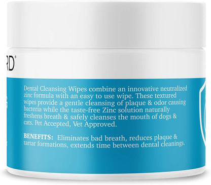 Maxi-Guard pet dental wipes packaging showing 100 count