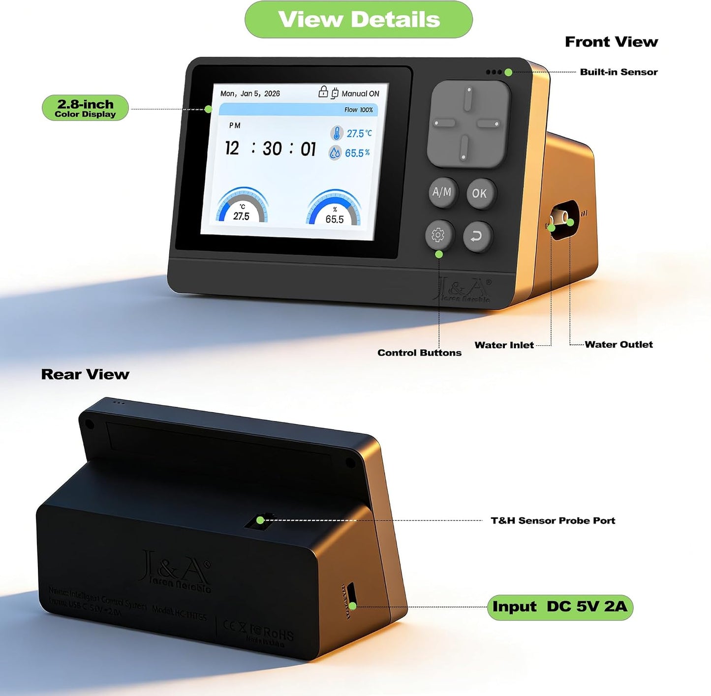 Reptile mister system with programmable timer interface