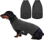 IECOii Extra Large Dog Sweater, XXXL Dog Sweater for Large Dogs Girl Boy, Xmas Pet Holiday Sweaters Large Size, Warm Doggy Christmas Knitwear Big Dogs Sweater for Labrador, Doberman, DarkGrey-3XL - Image 10