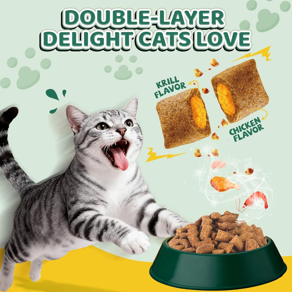 Cat flea chewables daily pet health supplement jar showcasing skin and coat support benefits.