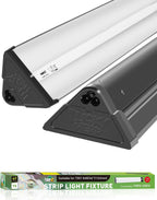 LUCKY HERP T5 Reptile Light Fixture Combo Kit 24W (New Upgrade), UVB Reptile Light Fixture with Desert UVB 10.0 22" Fluorescent Tube, UVA UVB Reptile Light for Lizard, Bearded Dragon, Tortoise - Image 13