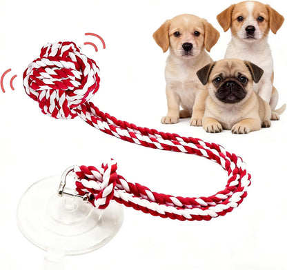 Interactive Dog Toys to Keep Them Busy, Tug of War, Dog Enrichment Toys for Aggressive Chewers, Puppy Teething Toys,Durable Rope & Chew Ball, Indoor Toys Small DogsRainbow - Image 9