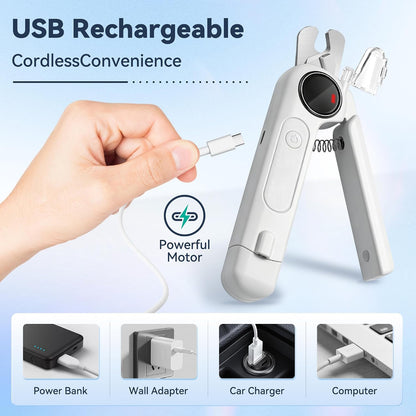 Bedama 2-in-1 nail clipper for dogs cats and rabbits