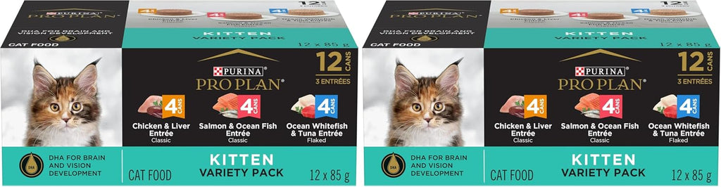 Purina Pro Plan High Protein Wet Kitten Food Variety Pack, DEVELOPMENT Kitten Favorites - (Pack of 24) 3 oz. Cans - Image 13