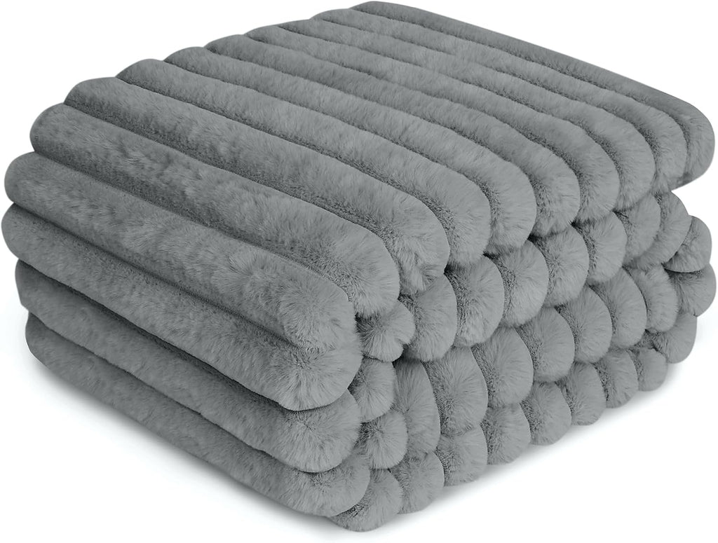 Waterproof Pet Blanket for Large Dogs & Cats - Reversible Calming Plush, Washable Furniture Cover for Couch, Bed, Car Seat, Blocks Leaks, Stains & Pet Fur (Cream, 50"x60") - Image 11