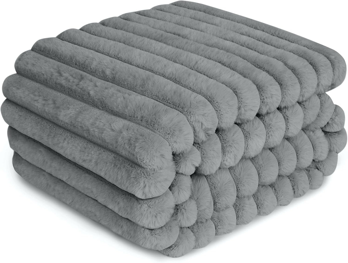 Waterproof Pet Blanket for Large Dogs & Cats - Reversible Calming Plush, Washable Furniture Cover for Couch, Bed, Car Seat, Blocks Leaks, Stains & Pet Fur (Cream, 50"x60") - Image 11