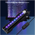 DaToo submersible aquarium light six inch front view showing color changing LED beads