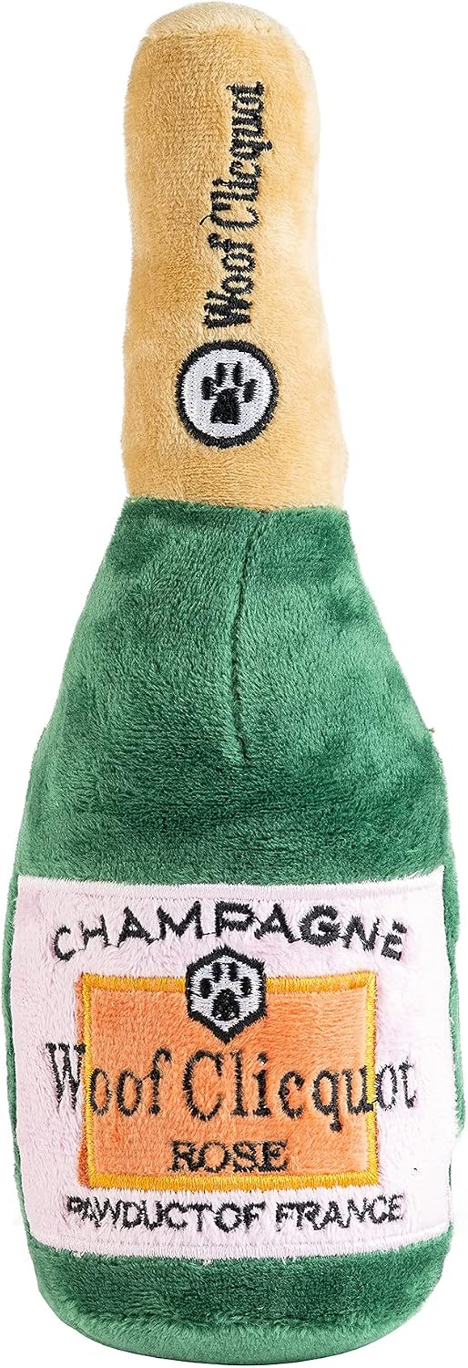 Haute Diggity Dog Woofford Reserve Bourbon Bottle Parody Plush Dog Toy for Medium & Large Dogs, Funny Drink-Inspired Stuffed Dog Toys with Interactive Squeaker, Machine-Washable, Durable & Safe - Image 13