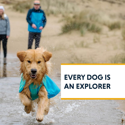 Ruffwear, Sun Shower Dog Raincoat, All-Weather Jacket, Waterproof, Windproof & Lightweight, Midnight Blue, Medium - Image 9