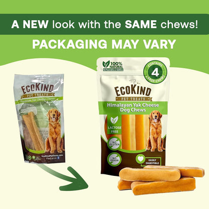 EcoKind Premium Gold authentic imported USA sourced long lasting natural chew sticks for large dogs