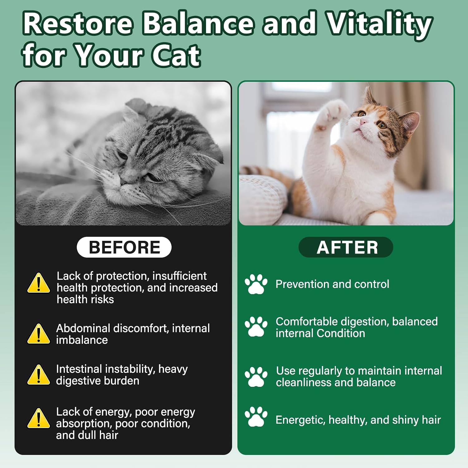 LuxeVib feline parasite cleanser mixed into standard pet food bowl