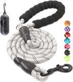 BAAPET 2/4/5/6 FT Dog Leash with Comfortable Padded Handle and Highly Reflective Threads for Small Medium and Large Dogs (5FT-1/2'', Black) - Image 9