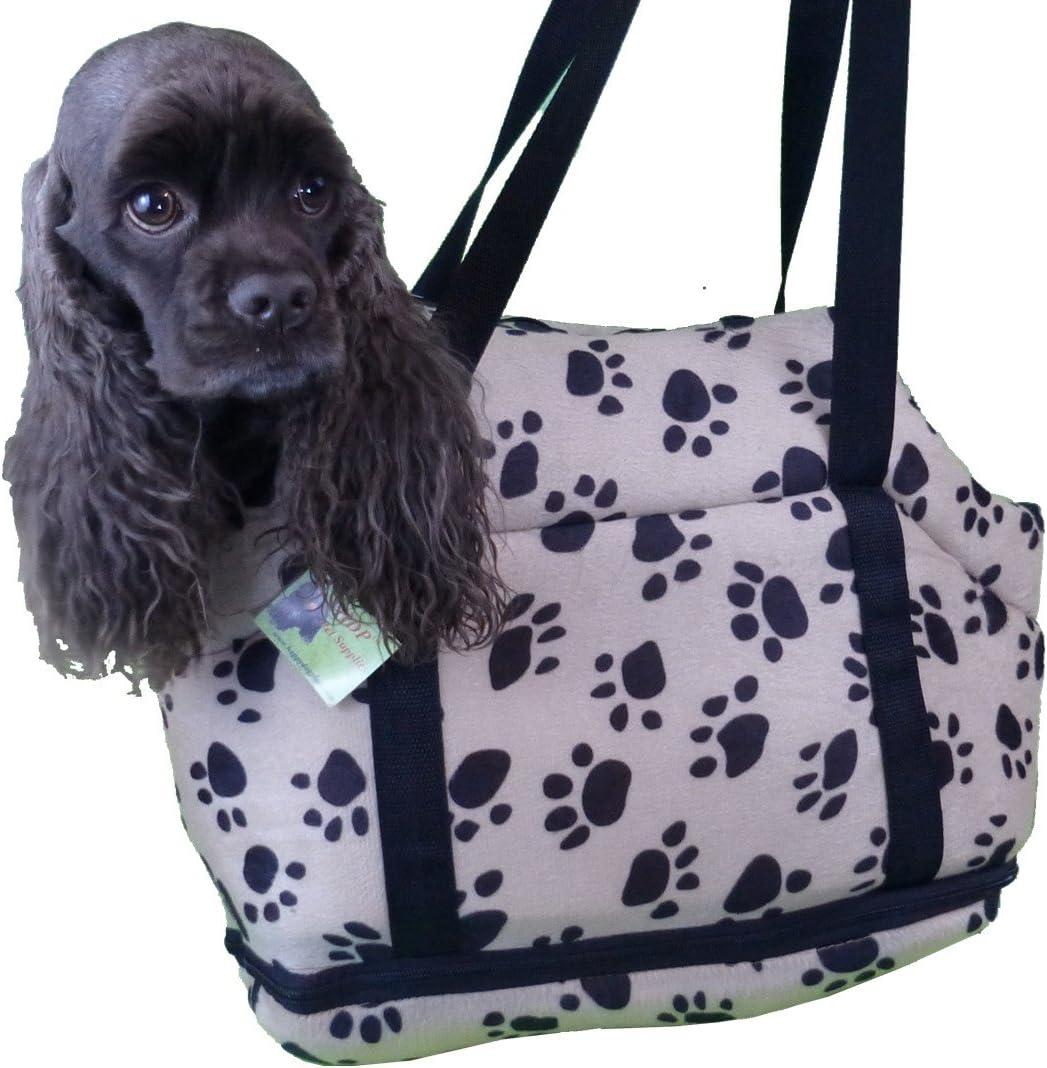 Side view of HDP pet carrier showing zippered openings.