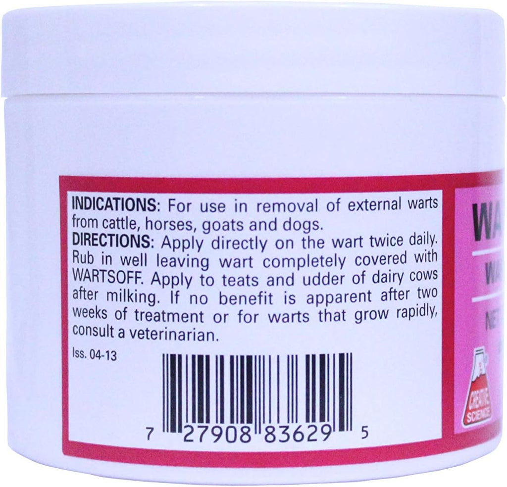 Creative Science animal care ointment label and ingredient details