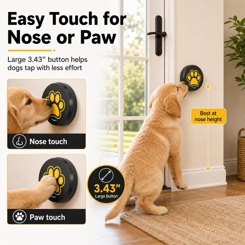 ChunHee paw shaped dog doorbell transmitter