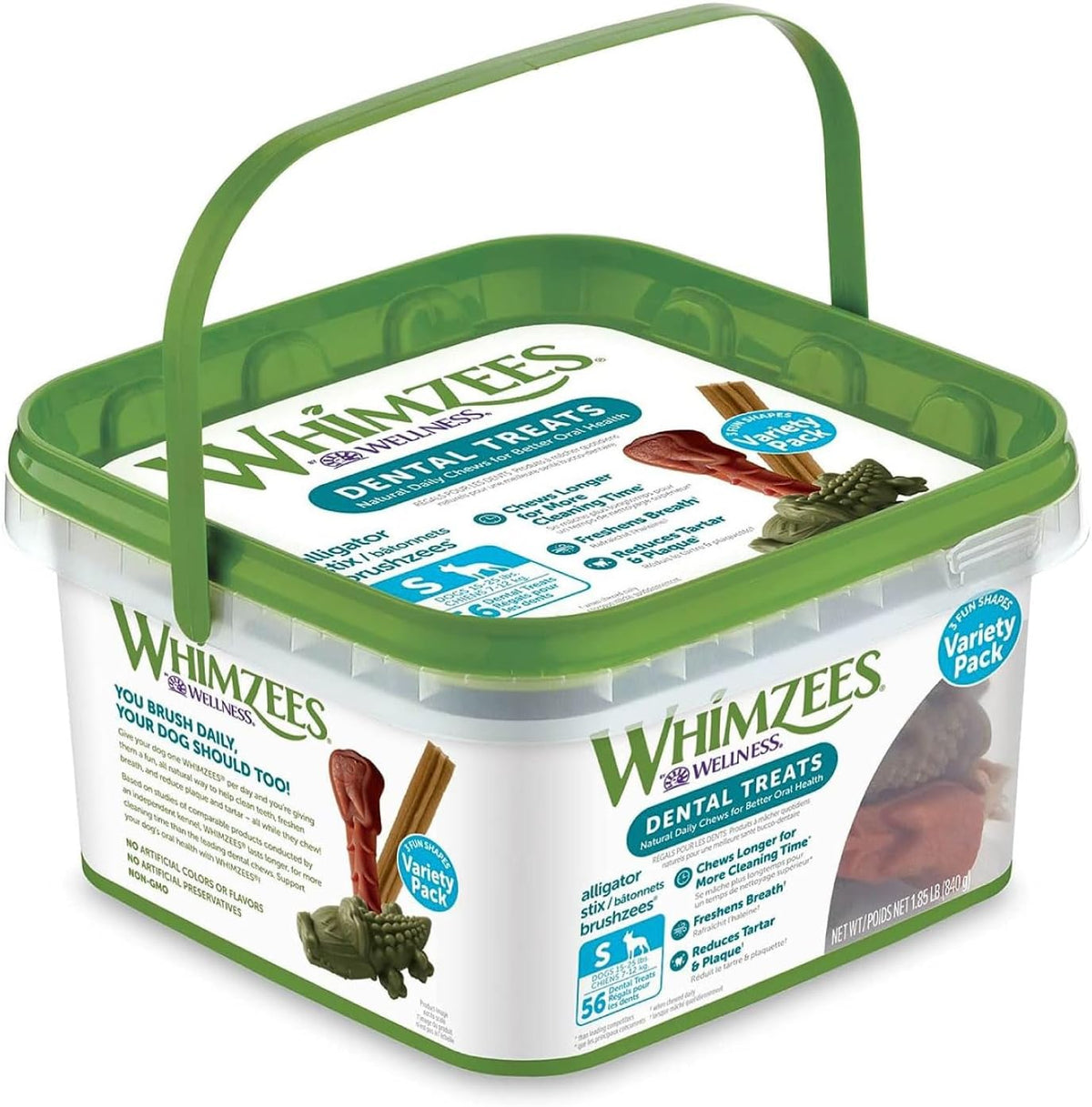 Wellness WHIMZEES Value Pack Natural Dog Dental Treat, Chews, Freshens Breath, Extra-Large Size, 64 oz Box, 15 Count - Image 12