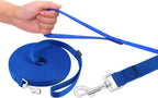 AMAGOOD braided nylon long training lead with nickel plated swivel clip