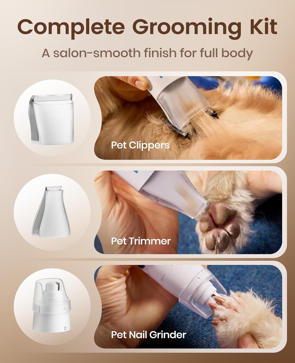 Oneisall two Litre large capacity dust canister filled with collected pet fur