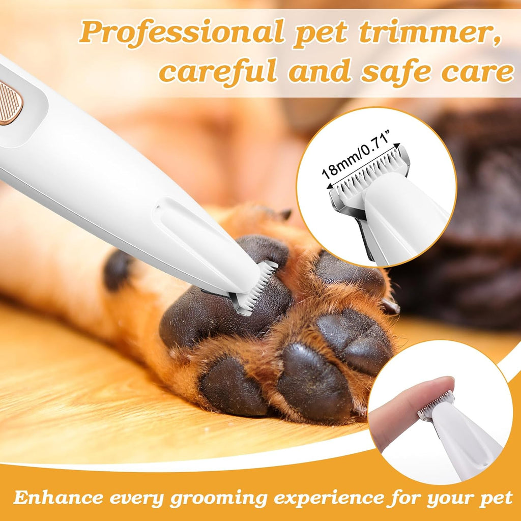Palksky micro precision pet trimmer eighteen millimeter blade close up view