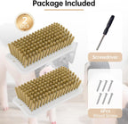 Velqua mini pig enrichment brush being used for self cleaning