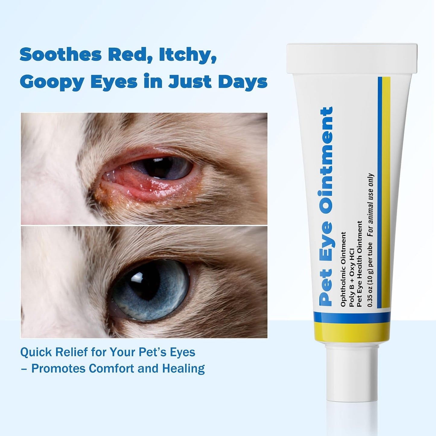 VivaElixir antibiotic pet eye medication for treating pink eye in livestock.