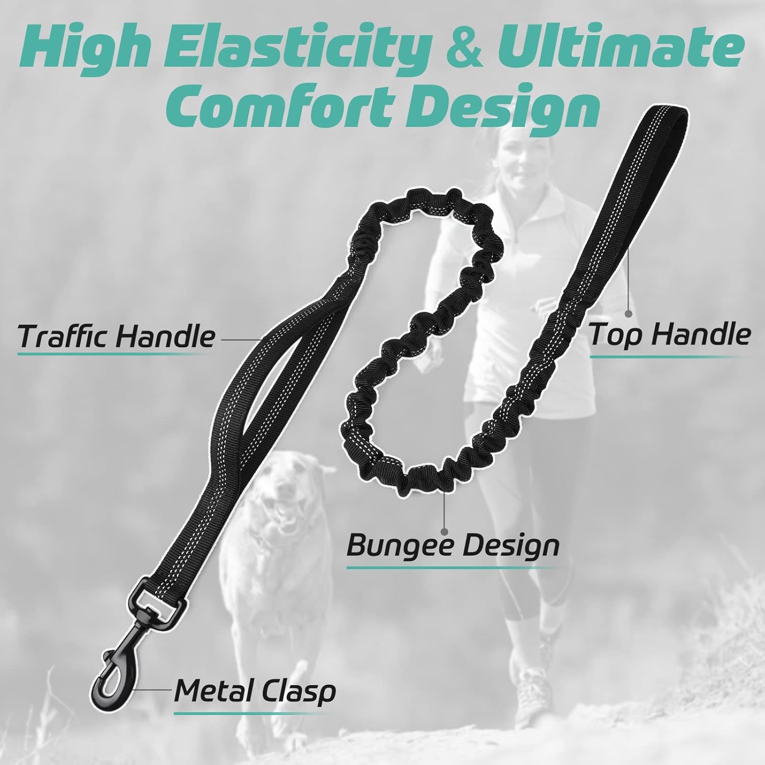 Heavy duty rust proof metal clasp with three hundred sixty degree rotation
