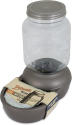 One gallon capacity gravity pet waterer for dogs and cats
