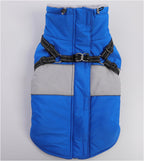 Warm dog sweater coat for large breeds like Doberman