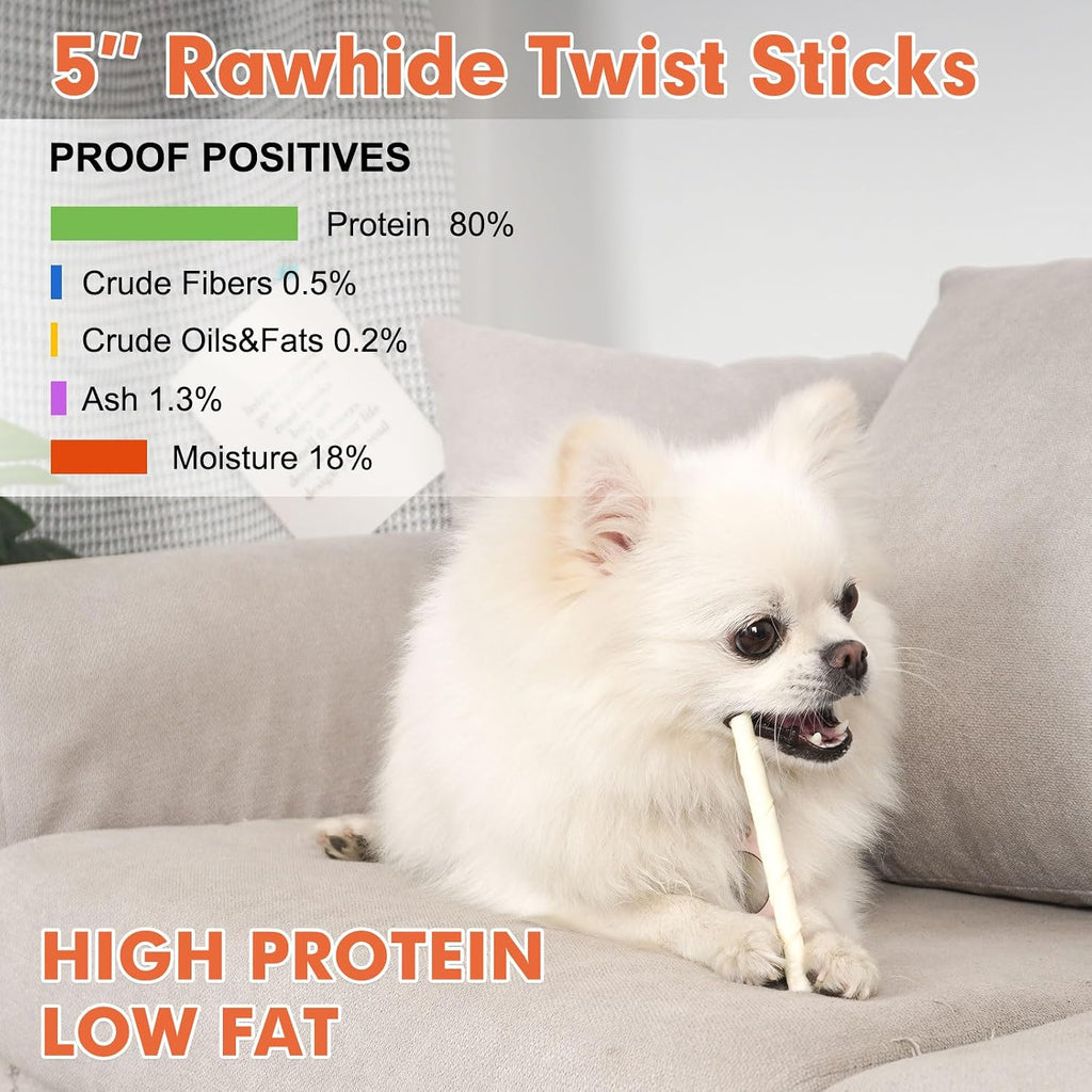 Mon2sun dog treat sticks packaging showing count and size