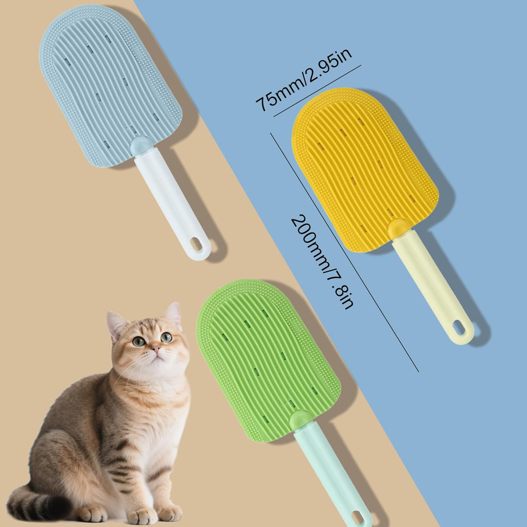 Civore grooming comb set showing comfort grip handle design
