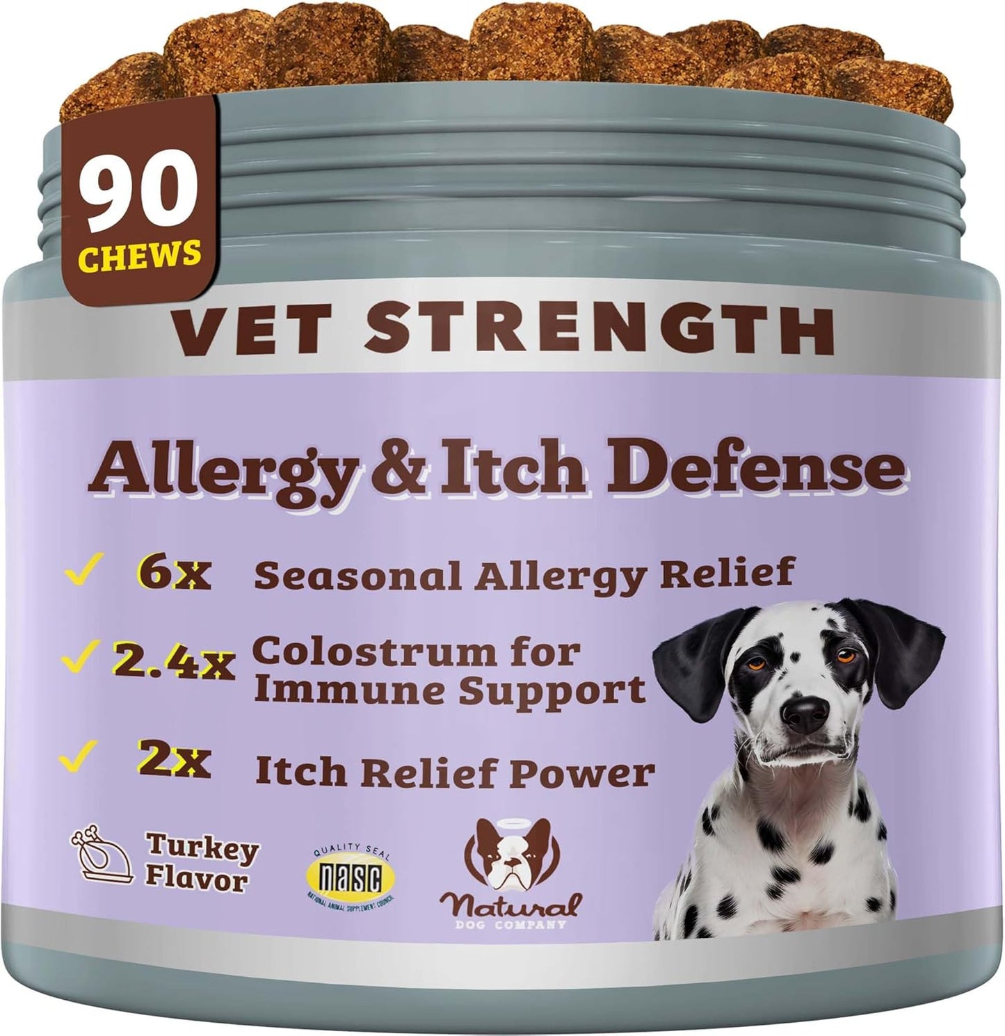 Natural Dog Company 25-in-1 Multivitamin for Dogs - Vet-Formulated Soft Chews for Puppies, Adults & Seniors, Supports Joints, Skin, Coat, Immune & Heart Health, NASC Certified, 90 Count - Image 12