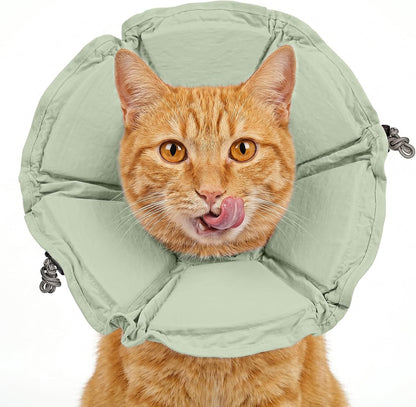 Cat Cone Collar Soft, Adjustable Elizabethan Collar for Cats to Stop Licking, Comfortable Lightweight Kitten Cone for Wound Healing and Surgery Recovery,S - Image 11