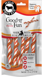 Good 'n' Fun Twists Long-Lasting Dog Treat, With Real Proteins, Beef Hide and Premium Chicken, Supports Dental Health, Mental Stimulation, 70 count - Image 12