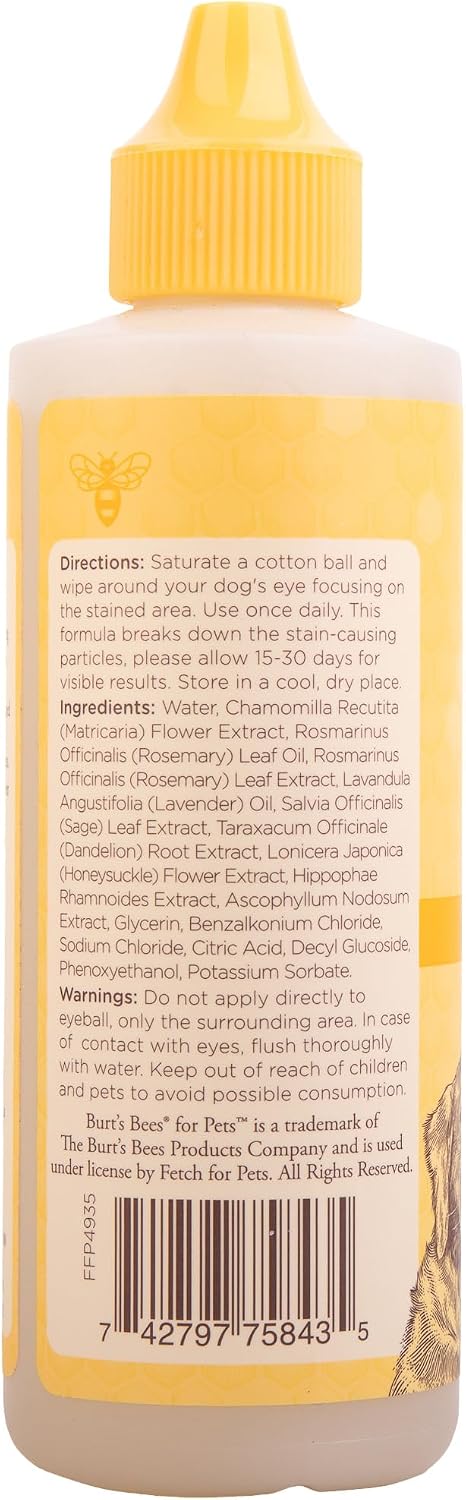 Safe puppy eye debris cleaner by Burt's Bees for Pets