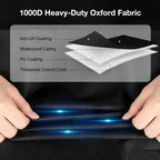 VURIVO windproof rainproof pet kennel cover outdoor testing during bad weather