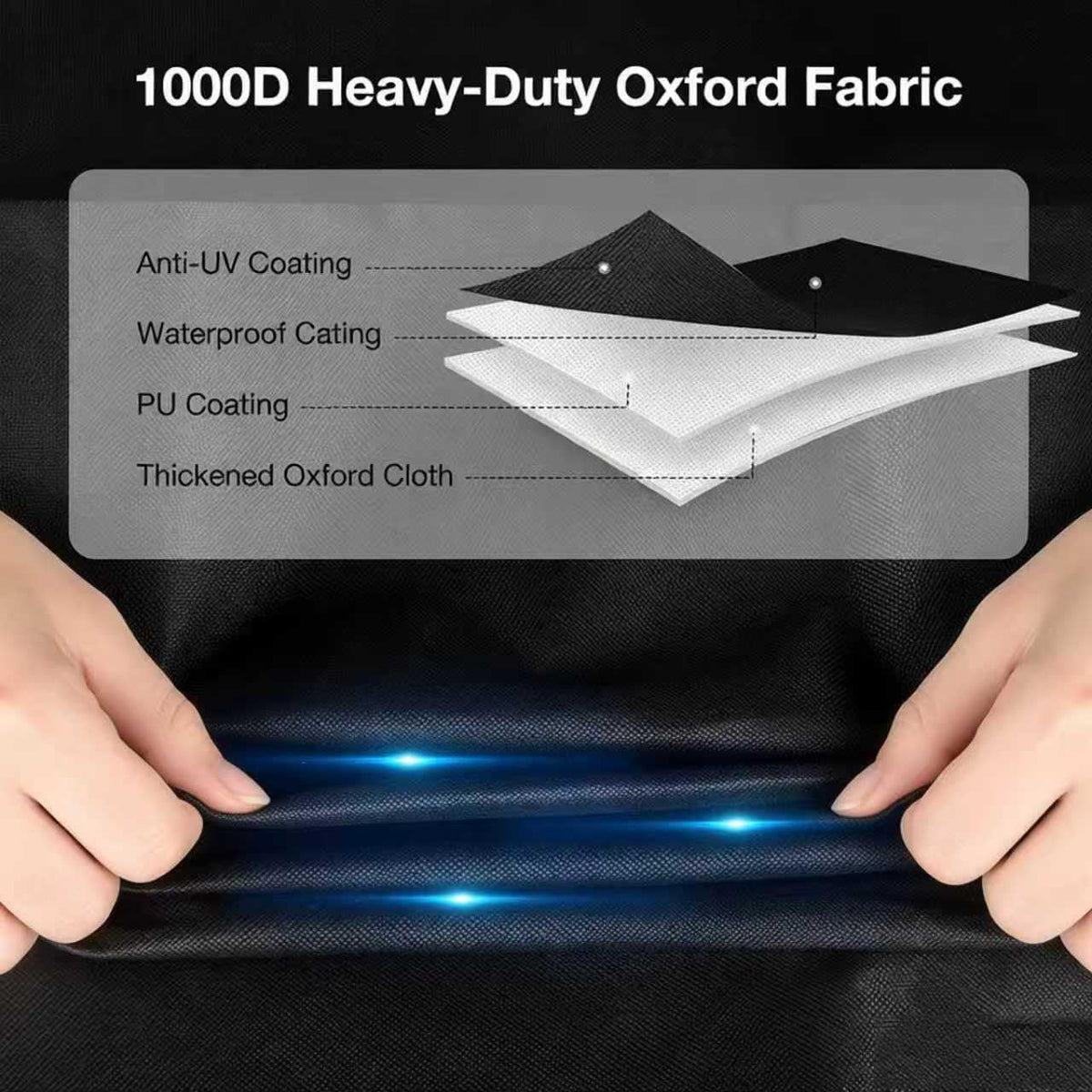 VURIVO windproof rainproof pet kennel cover outdoor testing during bad weather